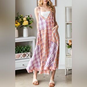 Oli & Hali Multicolor Patchwork Jumpsuit